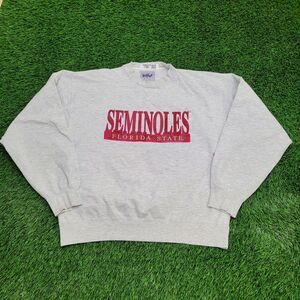 Vintage Florida State Sweatshirt Womens XL 24x26 Gray 90s